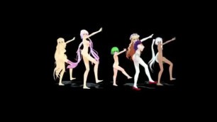 [MMD] Sex girls dance "Hello Kitty