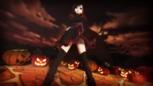 [MMD R-18] Ruby Rose Happy Halloween