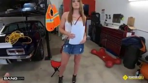Riley Shea Gets Her Car Bill Lowered By Being A Dirty Whore Public Hentai