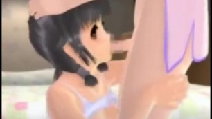 Busty 3d hentai girl deep poking by shemale anime