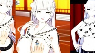 [Eroge Koikatsu! ]] Big breasts dialect jk&#'s boobs rubbed H! (Big breast animation 3DCG video [hentai game])